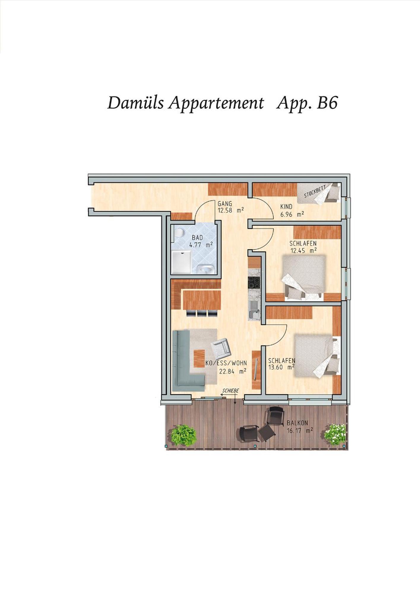 Damüls Appartements Chambre photo